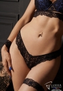 Luxxa  JARRETIÈRE A STRASS BLEU 1